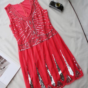 Gatsby Dress Red - Etsy