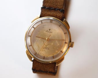 Vintageklocka Stowa mekanisk | 17 juveler | Tillverkad i Tyskland | Incabloc | Ultratunn