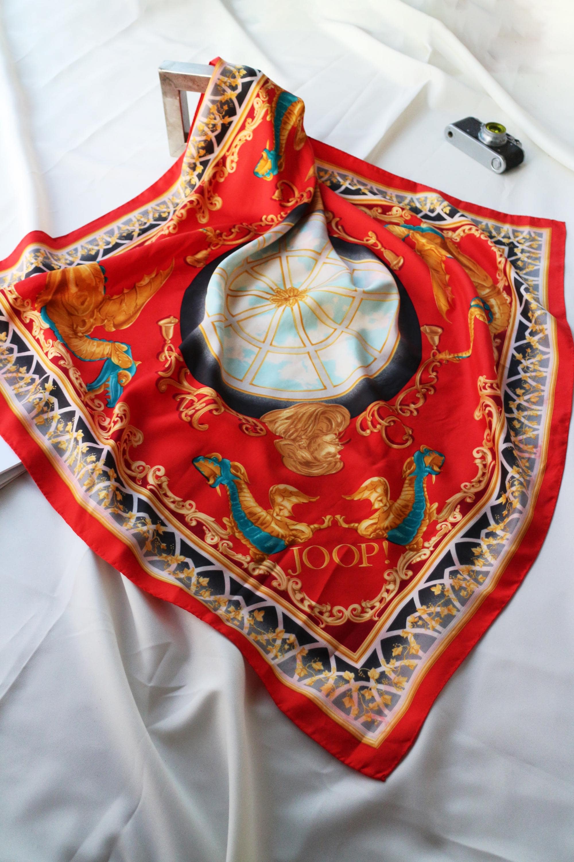 小物 Cartier 80s 90s Dragon Silk Scarf unisex il_fullxfull.7419077108_jka4.jpg