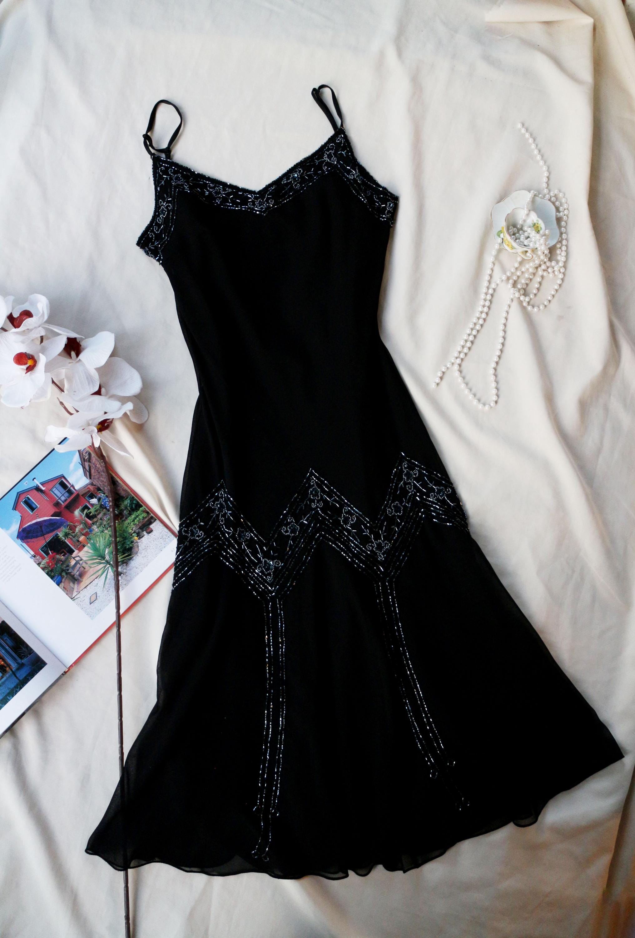 beaded slip dress Beaded Cabaret Slip Dress main image 1