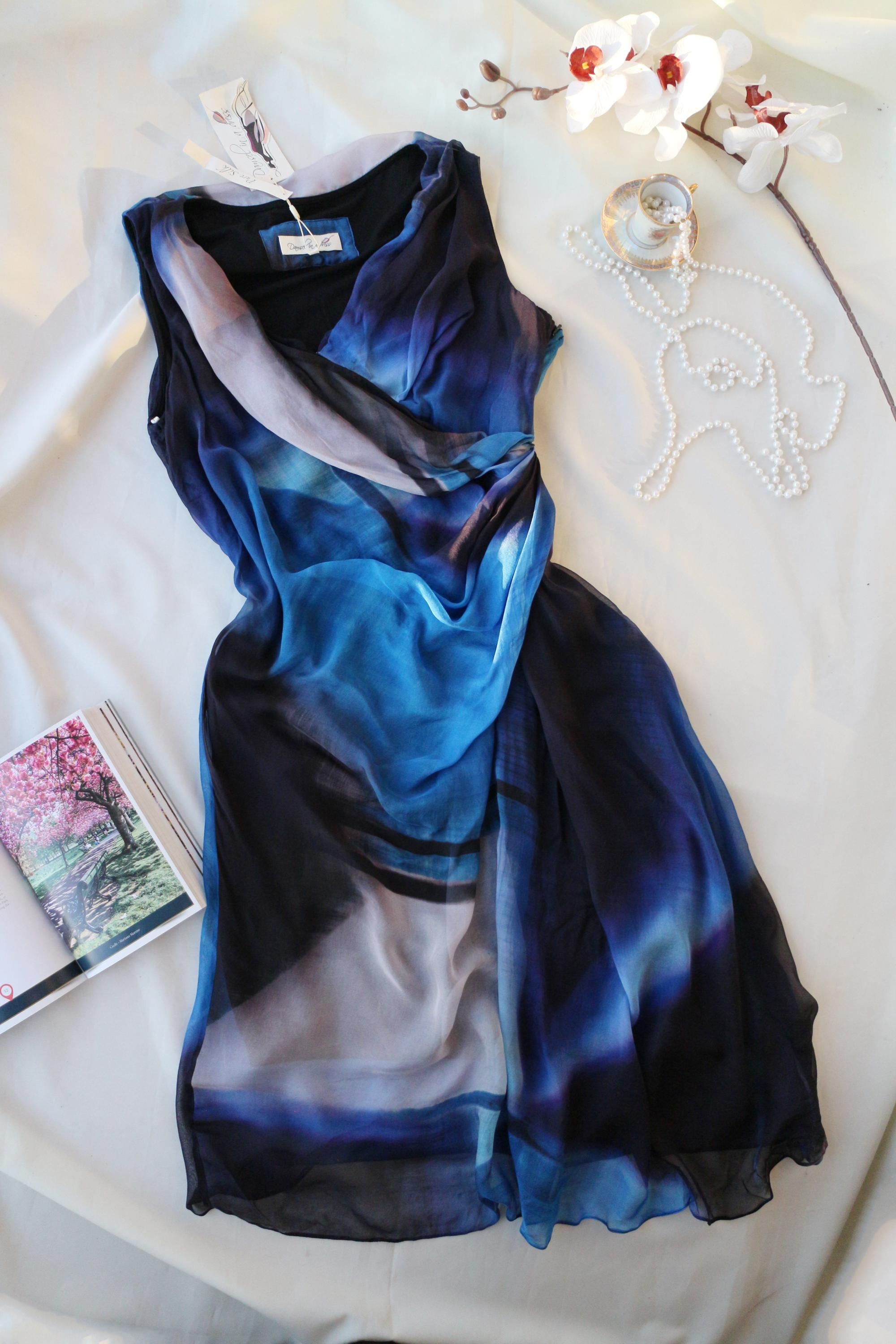princess polly baby blue dress Blue Ombre Formal Dress