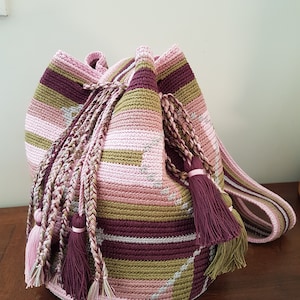 Mochila bag, Colombian inspired, handmade &quot;POPAYAN&quot;