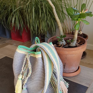 MOCHILA crochet bag &quot;handmade&quot;, Colombian inspired, &quot;BOGOTA&quot;