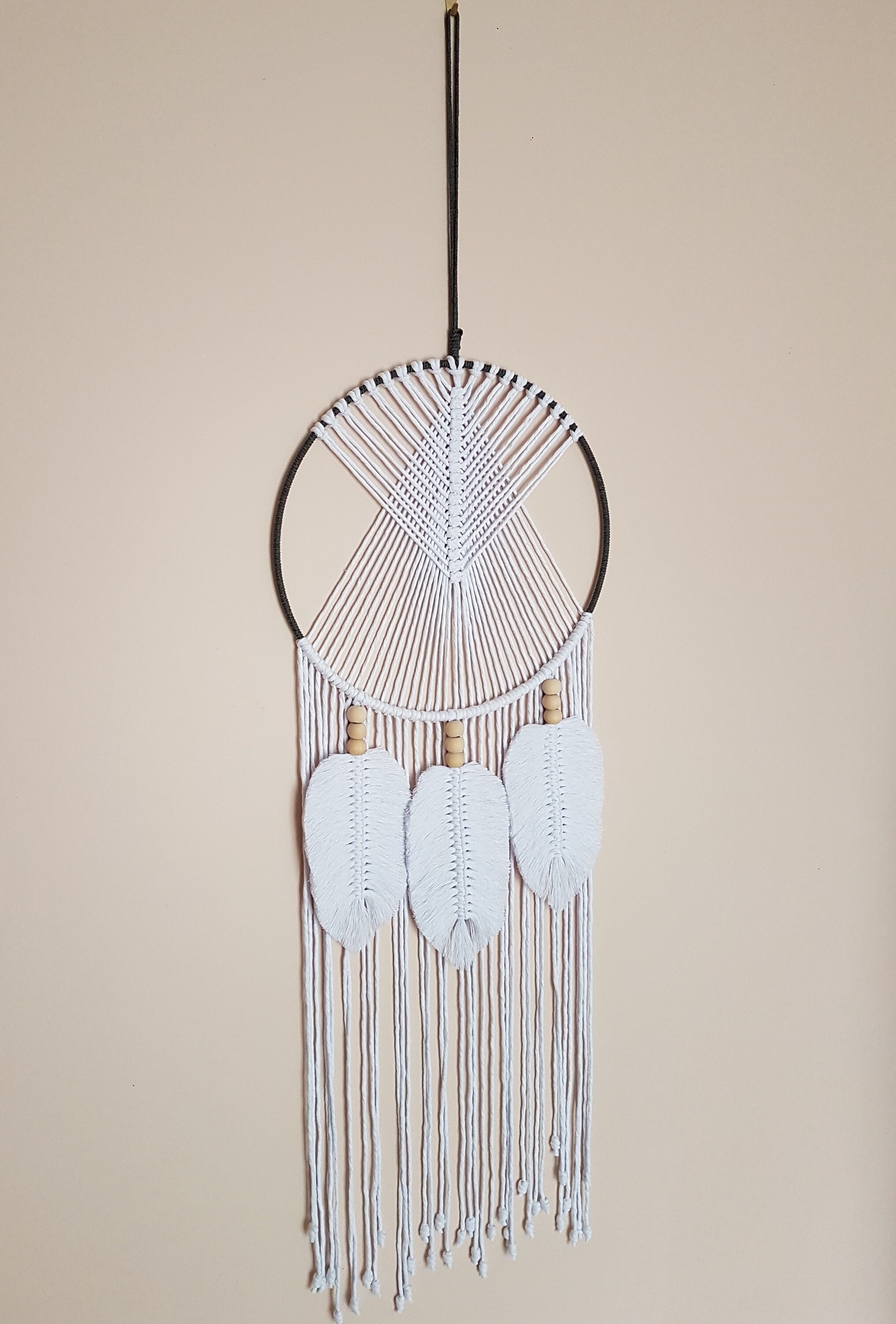 Décoration Murale, Attrape Rêves 3 Plumes Bogota