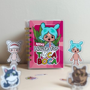 Paper doll house  girls. Busy book