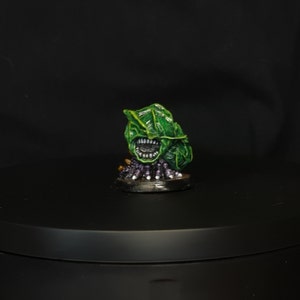 Devil&#39;s Lettuce monster hand painted miniature for games like dungeons and dragons, pathfinder