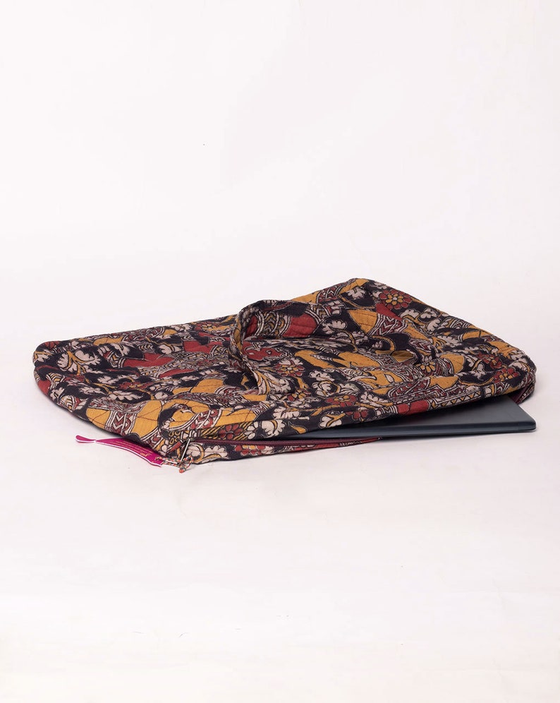 Laptop Bag for Men Laptop Bag for Women 14 inch Laptop Bag Handmade Hand Block Cotton Laptop Bag Laptop Bag