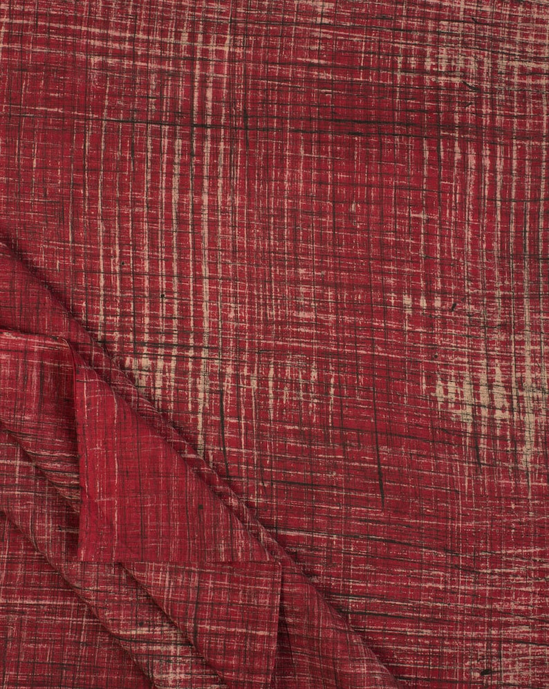 Sewing Dress Material Fuchsia Indian Cotton 100/% Ajrak Brushed Hand block Natural Dye Print Fabric Fabric by The Yard Sarong Fabriclore