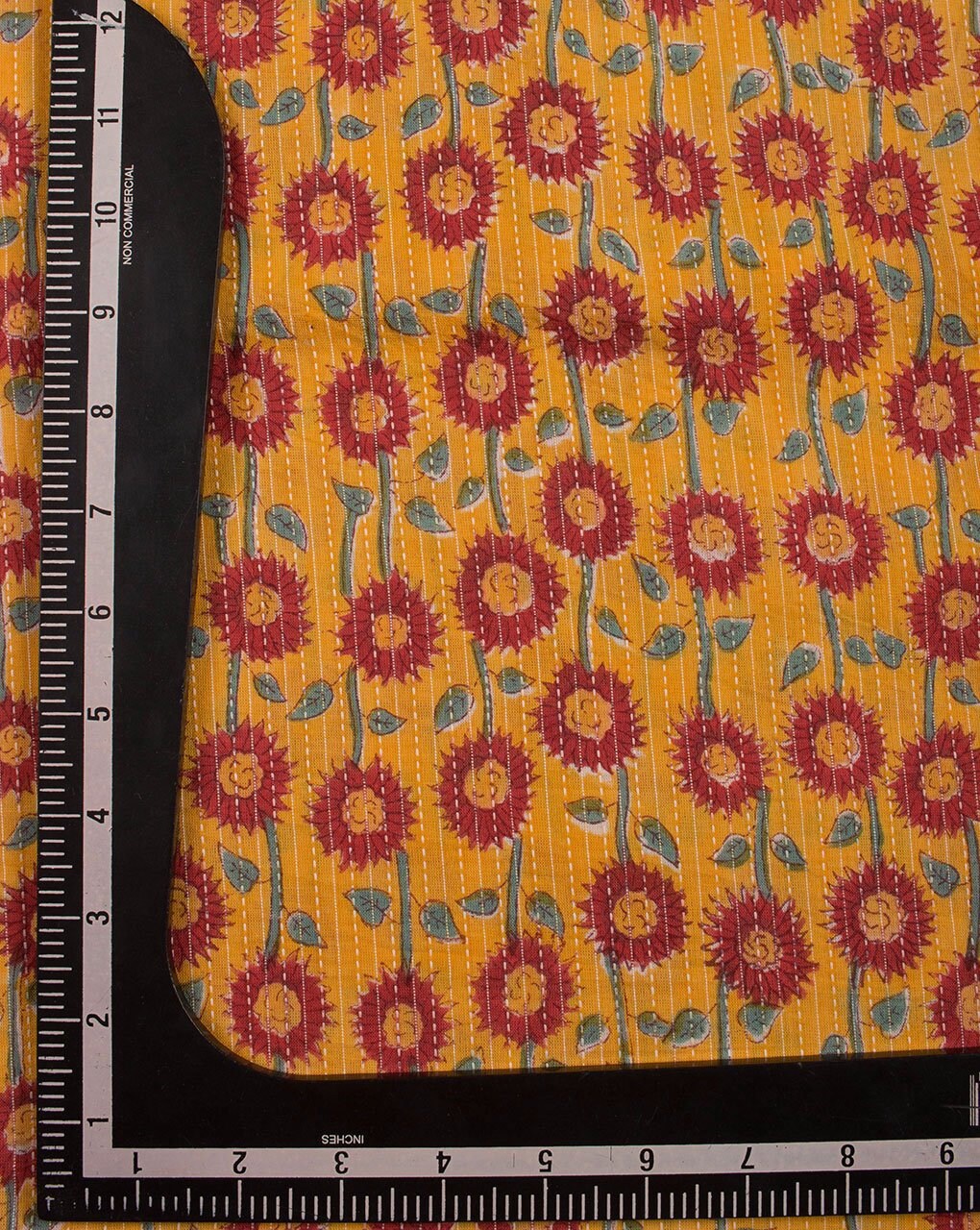 Floral Rapid Hand Block Kantha Cotton Fabric Fabric by Yard Etsy
