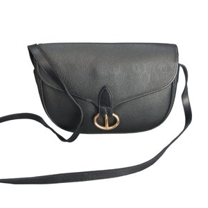 CHRISTIAN Dior vtg honeycomb monogram sling shoulder bag