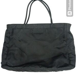 PRADA Nylon Tote Henkel eckige Tasche