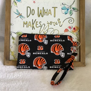 Cartera de mano de los Cincinnati Bengals, neceser, billetera, bolso, bolso deportivo