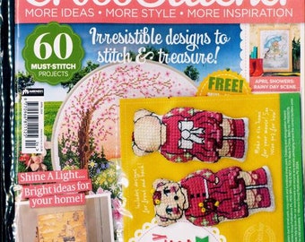 Envío gratuito a todo el mundo Revista inglesa Cross Stitcher Edición 407 Abril 2024