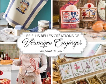 Spedizione gratuita in tutto il mondo Punto Croce Mook Les Plus Belles Créations de Véronique Enginger 1