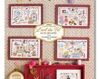 Wereldwijd gratis verzending Cross Stitch Mook 2024 kalender