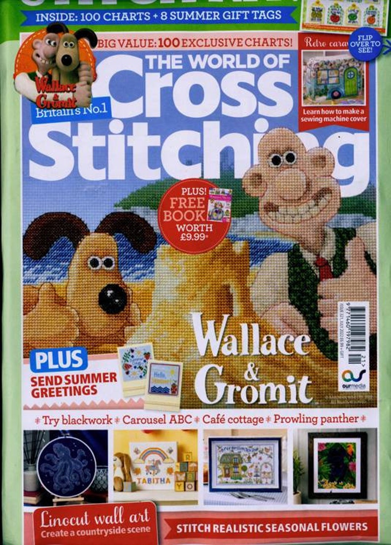 Worldwide Free Shipping English Cross Stitch Magazine World of Cross Stitching Issue 321 image 1