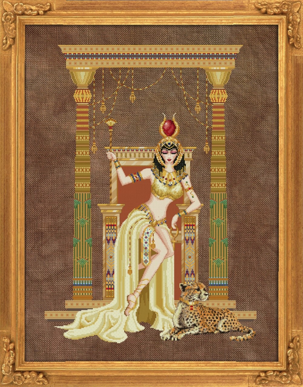 Worldwide Free Shipping Bella Filipina Cross Stitch Cleopatra, Queen of the Nile