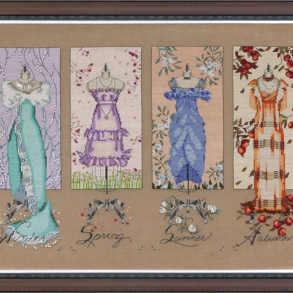 Worldwide Free Shipping Mirabilia Nora Corbett Cross Stitch Chart MD121 Dressmakers’ Daughter