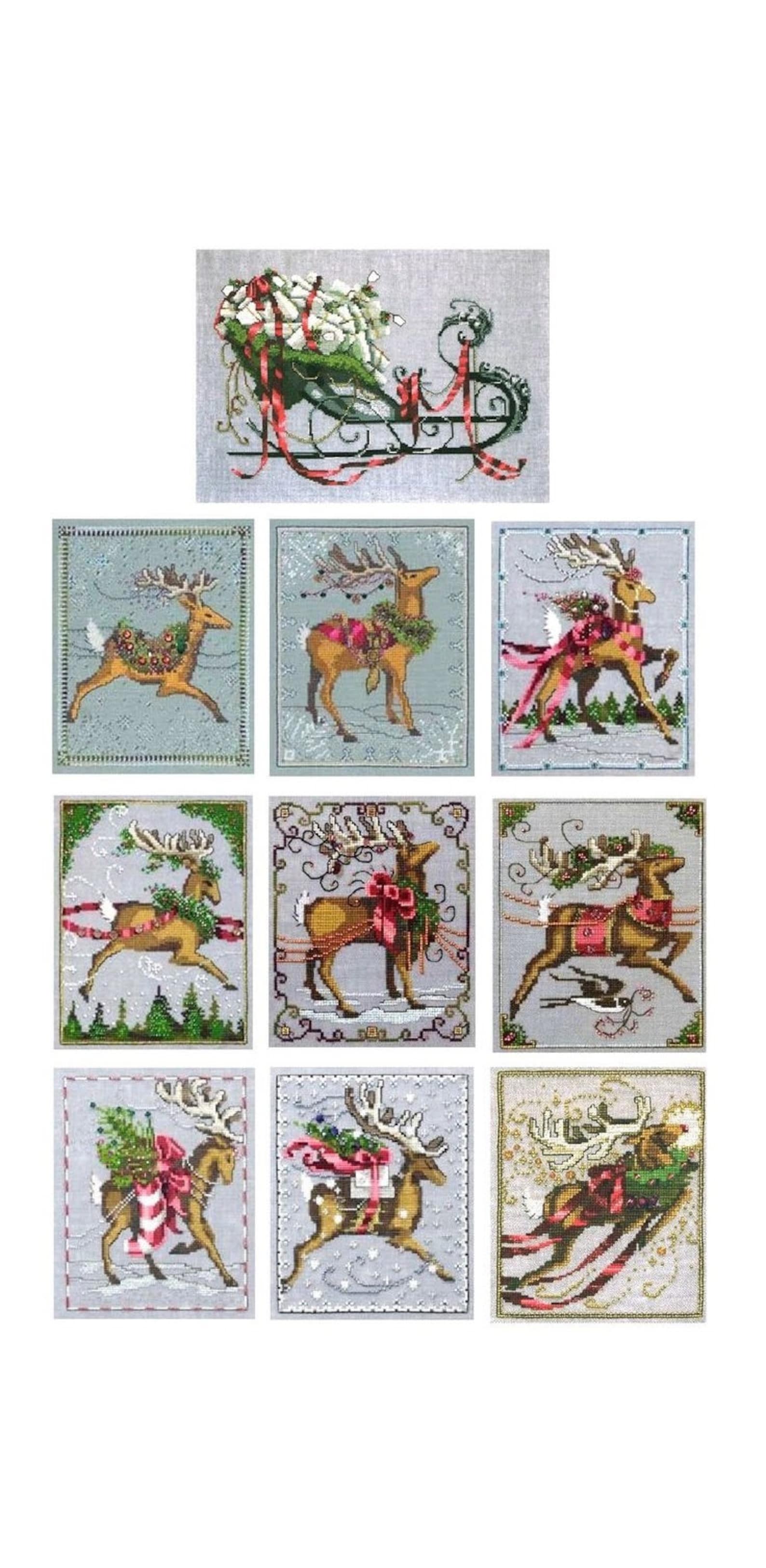 Worldwide Free Shipping Nora Corbett Cross Stitch Chart Christmas Eve