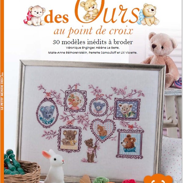 Worldwide Free Shipping Cross Stitch Mook Le Petit Monde des Ours Au point de croix