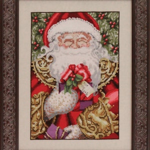 Worldwide Free Shipping Mirabilia Nora Corbett Cross Stitch Chart MD120 Santa