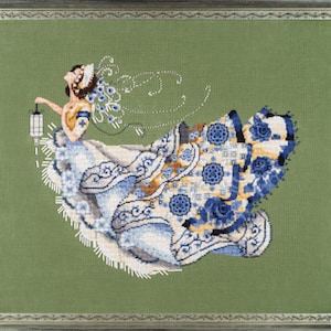Worldwide Free Shipping Nora Corbett  mirabilia Cross Stitch MD185 Nightingale Chart or Semi Kit