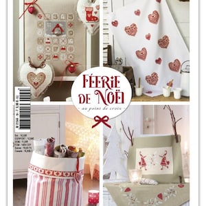 Frete grátis para todo o mundo ponto cruz Mook La Féérie de Noël