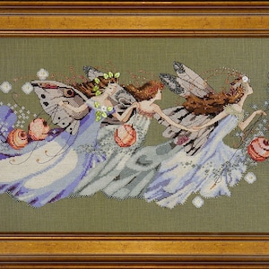 Worldwide Free Shipping Mirabilia Nora Corbett Cross Stitch Chart MD103 Shakespeare’s Fairies