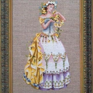 Worldwide Free Shipping Mirabilia Nora Corbett Cross Stitch Chart MD60 The Blossom Harvest