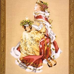 Worldwide Free Shipping Mirabilia Nora Corbett Cross Stitch Chart MD78 Royal Holiday