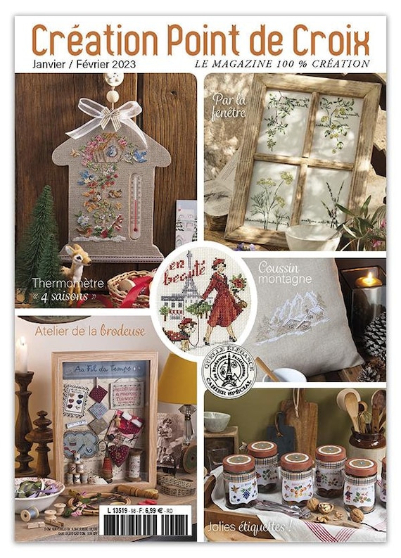 Creation Point De Croix Magazine No.98 Worldwide Free Shipping - Etsy