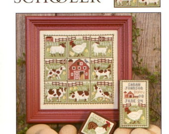 Worldwide Free Shipping oop The Prairie Schooler cross stitch Book No. 147 Old Macdonald Original print