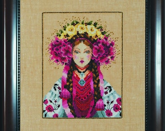 Livraison gratuite dans le monde entier Nora Corbett mirabilia Cross Stitch MD187 Luda Chart or Semi Kit