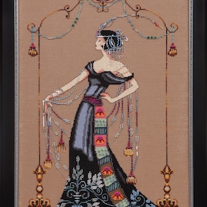 Wereldwijde gratis verzending Mirabilia Nora Corbett-kruissteektabel MD135 At the Met