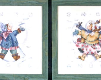 Livraison gratuite dans le monde entier Mirabilia Nora Corbett Cross Stitch Chart MD31 rires dans la neige