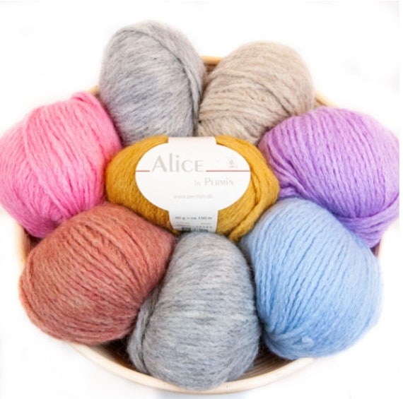 Permin Knitting Yarn Alice Worldwide Free Shipping - Etsy