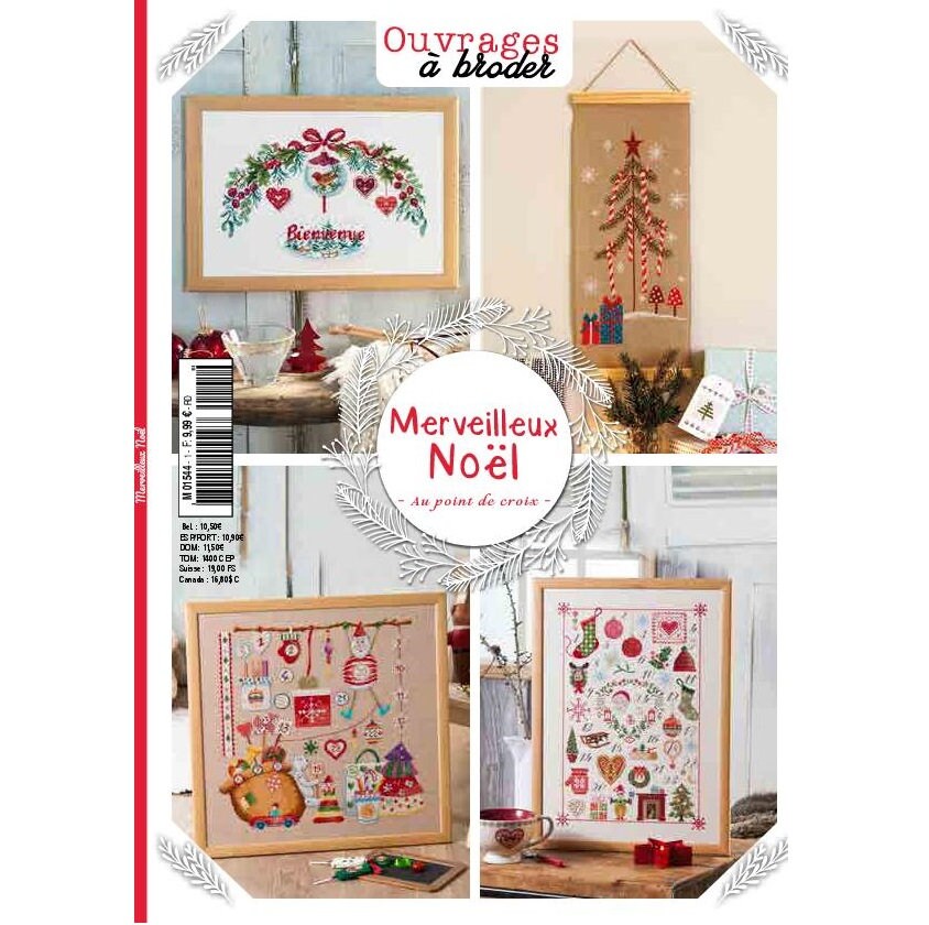 Spedizione gratuita in tutto il mondo Punto Croce Mook Merveilleux Noël