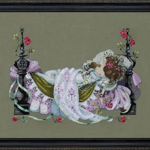 Worldwide Free Shipping Nora Corbett  mirabilia Cross Stitch MD181 Rosamund Chart or Semi kit