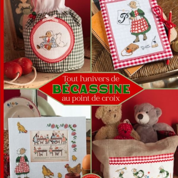 Livraison gratuite dans le monde entier Cross Stitch Mook Bécassine au point de croix