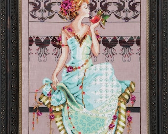 Worldwide Free Shipping Mirabilia Nora Corbett Cross Stitch Chart MD127 Persephone