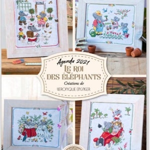 Livraison gratuite dans le monde entier Creation Point de Croix 2021 Calendrier Cross Stitch