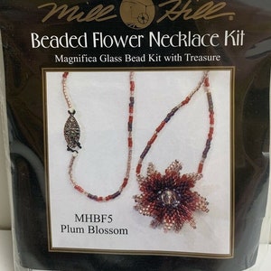 Worldwide Free Shipping Mill Hill Beaded Flower Necklace Kit Choose Color