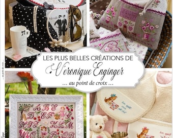 Worldwide Free Shipping Cross Stitch Mook Les Plus Belles Créations de Véronique Enginger 2