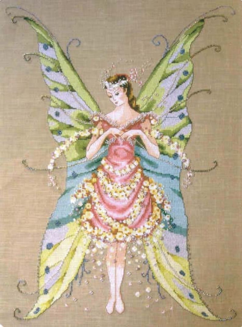 Fairy Roses by Nora Corbett cross stitch pattern