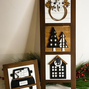 Interchangeable Leaning Ladder - Farmhouse