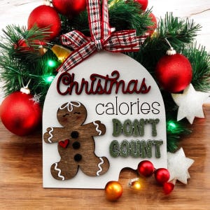 Christmas Calories Don’t Count Ornament