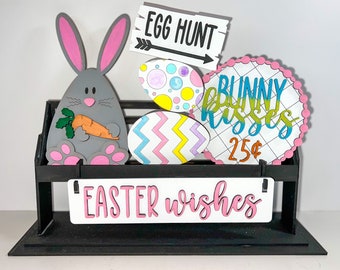 Interchangeable Wagon/ Crate Shelf Sitter - Easter