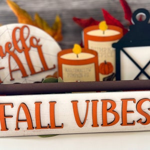 Interchangeable Wagon Shelf Sitter - Fall Vibes