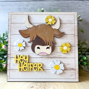 Table Top Add On Sign - Hey Heifer