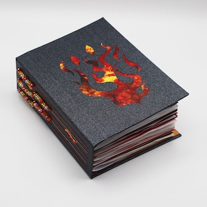Fire Junk Journal - Elements - Handmade